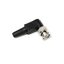 Screw On CCTV Bnc Connector With Plastic Boot